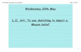L.O. Art: To use sketching to depict a May 13, 2020