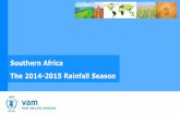 Southern Africa The 2014-2015 Rainfall Season