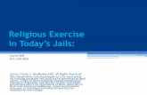 Religious Exercise in Today’s Jails