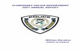 FLORISSANT POLICE DEPARTMENT 2007 ANNUAL REPO RT