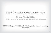 Lead Corrosion Control Chemistry
