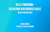 Hello tomorrow - Delivering new business value