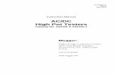 AC/DC High Pot Testers - User Equip