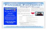 EXCELLENCE THROUGH CARING PANTHER PAWPRINTS