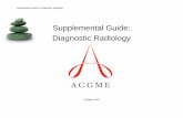 Supplemental Guide: Diagnostic Radiology