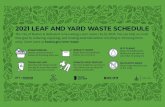 2021 Yard Waste Calendar - Boston