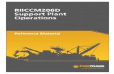 RIICCM206D Support Plant Operations