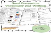 Novel Coronavirus Vocabulary Worksheet