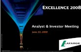 Analyst & Investor Meeting