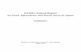 FY2012 Annual Report on Food, Agriculture and Rural Areas ...