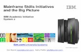 Mainframe Skills Initiatives and the Big Picture
