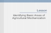 Identifying Basic Areas of Agricultural Mechanization