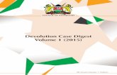 Devolution Case Digest Volume 1 (2015)