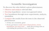 Scientific Investigation - cs.clarku.edu