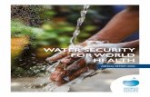 WATER SECURITY FOR WORLD HEALTH