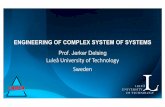 Prof. Jerker Delsing Luleå University of Technology Sweden