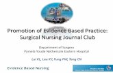 Promotion of Evidence Based Practice: Surgical Nursing