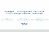 Finding DC Operating Points of Nonlinear Circuits Using ...