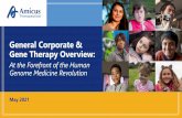 General Corporate & Gene Therapy Overview
