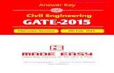 Civil Engineering GATE-2015