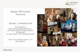 Belgian CSR Awards Ceremony - Sustainability reports