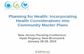 Planning for Health: Incorporating Health Considerations ...