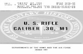 U. S. RIFLE CALIBER .30, M1