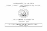 OPERATION AND MAINTENANCE, NAVY DATA BOOK