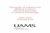 University of Arkansas for Medical Sciences Doctoral ...