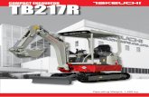 COMPACT EXCAVATOR TB217R - Takeuchi Global