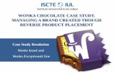 WONKA CHOCOLATE CASE STUDY. MANAGING A BRAND …