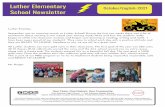 School Newsletter Luther Elementary