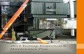 2014 Testing, Inspection & Maintenance Plan