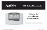 Safety & Installation Instructions