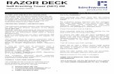 2007 RAZOR DECK 2M OPS SAFETY MANUAL 05NOV07
