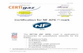 Certification for NF APE (1) mark