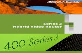 Series 3 Hybrid Video Router - Utah Scientific