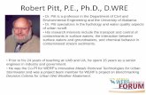 Robert Pitt, P.E., Ph.D., D