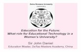 Education for the Future: What role for Educational ...