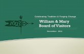 Celebrating Tradition & Forging Change William & Mary ...