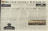 Mustang Daily, October 1, 2009