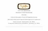 CITY OF MEMPHIS REQUEST FOR PROPOSAL #52282 City of ...