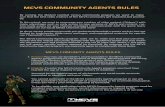 MCVS COMMUNITY AGENTS RULES - Gameloft