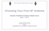 Choosing Your First HF Antenna