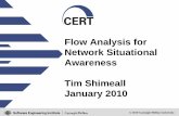 Flow Analysis for Network Situational Awareness