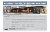 RETAIL FOR LEASE – HISTORIC BALLOU WRIGHT BUILDING