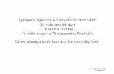 A proposal regarding Ministry of Educaon Land: - To make ...