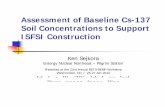 Assessment of Baseline Cs-137 Soil Concentrations to ...