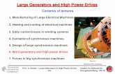 Large Generators and High Power Drives