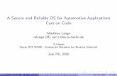 A Secure and Reliable OS for Automotive Applications Cars ...